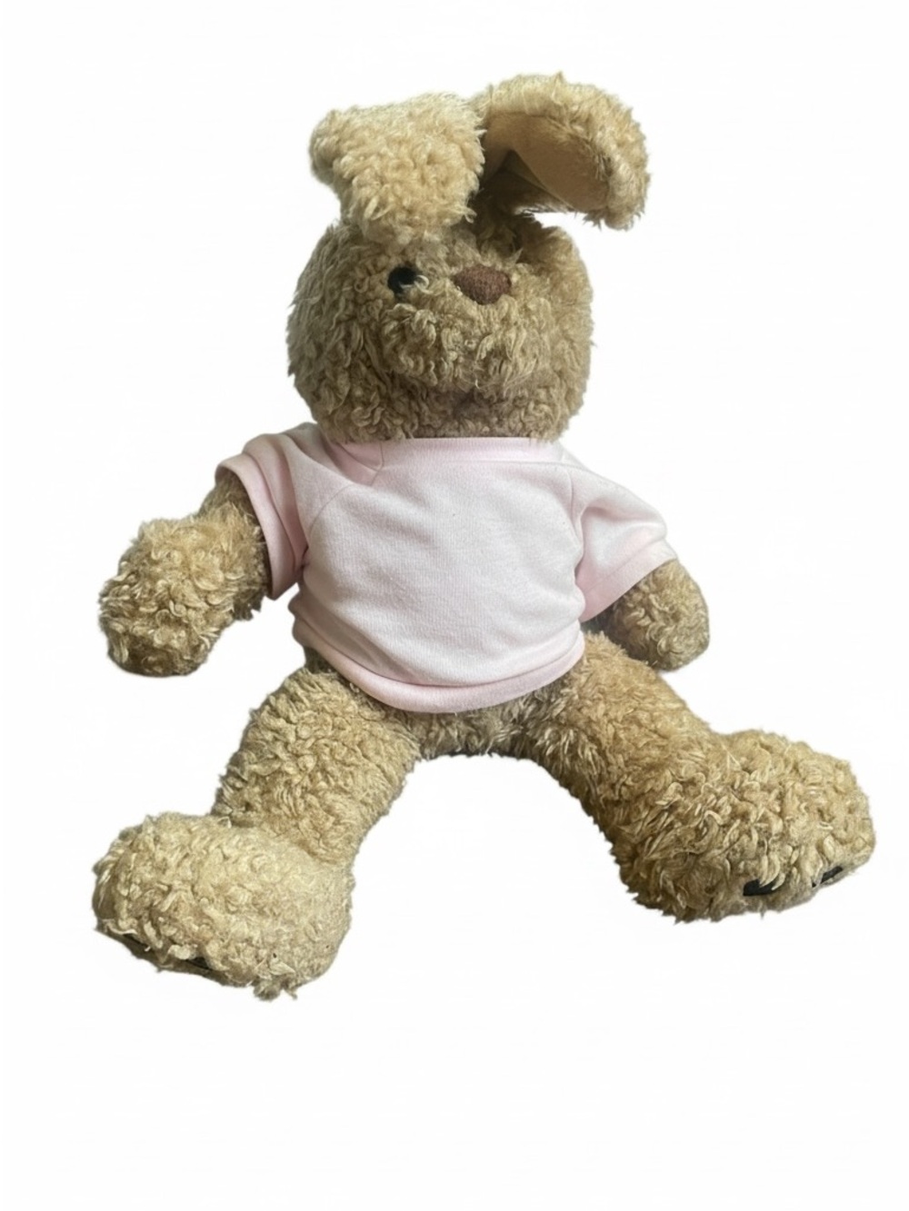 Vintage Build A Bear Bunny Rabbit Stuffed Animal with Shirt 1997